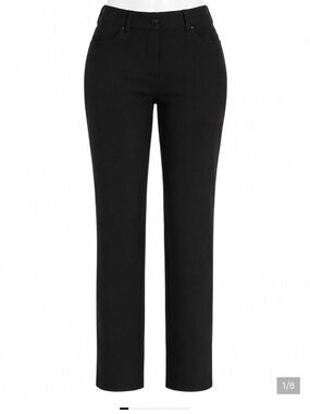 Size 6 Lululemon City Sleek 5 Pocket Pant Black Straight Leg Work Career
